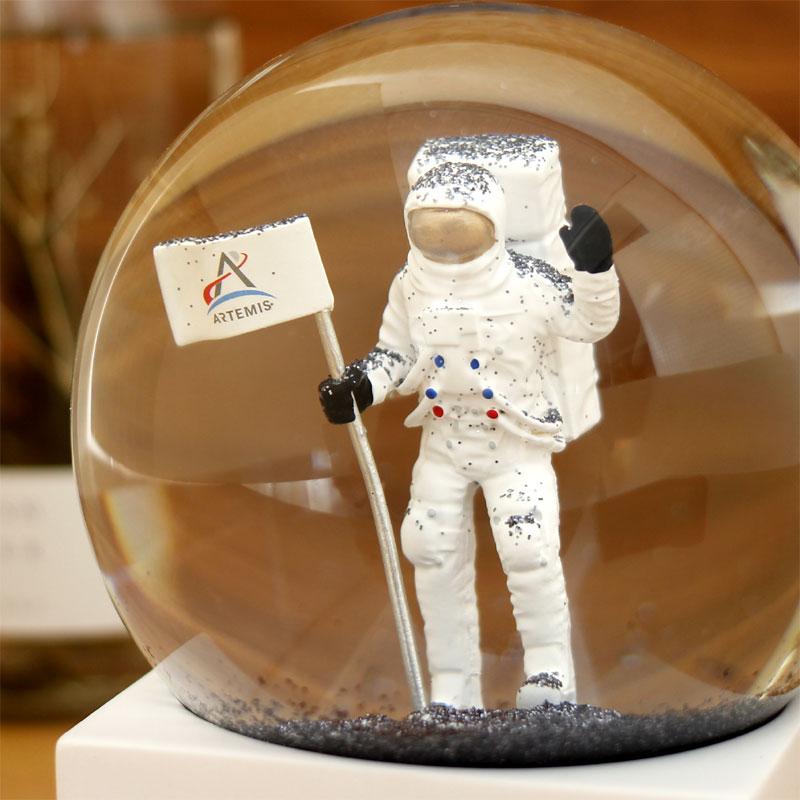 NASA SNOW GLOBE ナサ スノー グローブ（スノードーム 宇宙 オブジェ