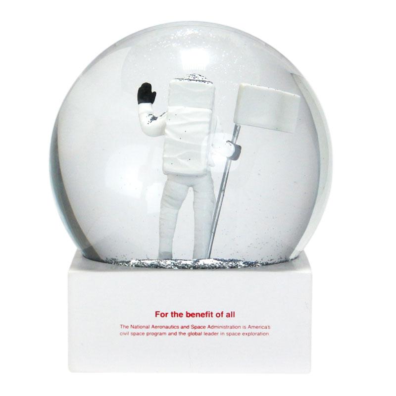NASA SNOW GLOBE ナサ スノー グローブ（スノードーム 宇宙 オブジェ