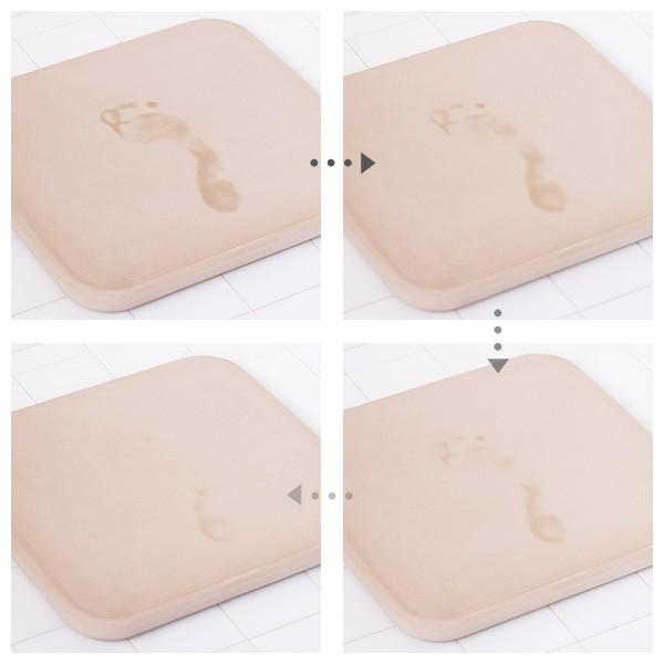 soil バスマット スクエア（ソイル 珪藻土 足拭きマット バスグッズ イスルギ） | soil(珪藻土) | 09