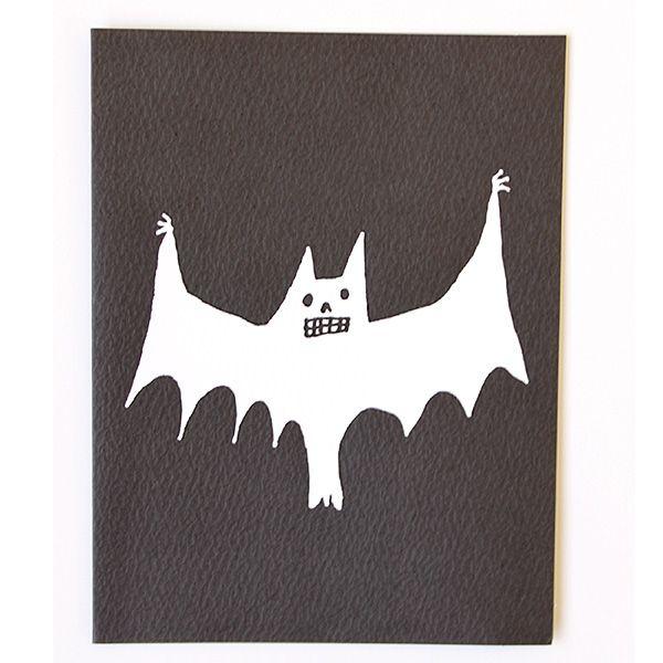 danazaグリーティングカード（クモ ガイコツ コウモリ ネコ カード