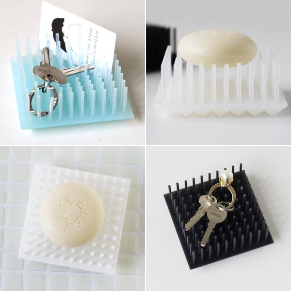 アッシュコンセプト／TSUN TSUN ツンツン ソープディッシュ（シリコン せっけん置き +d h concept トレー） | +d | 09