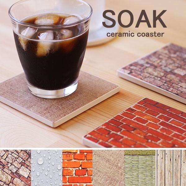 SOAK coaster・ソーク コースター（吸水 キッチン雑貨 セラミック製）｜fci