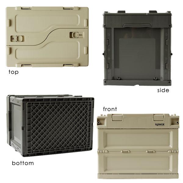 FOLDING CONTAINER Gambon S（折りたたみ キャンプ スタッキング収納 プラスチックケース 収納ケース コンテナー） |  | 04