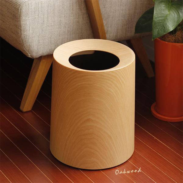 Trash can TUBELOR HOMME WOOD（ゴミ箱 ごみ箱 ダストボックス イデアコ ideaco 木製風 チューブラーオム）｜fci｜08