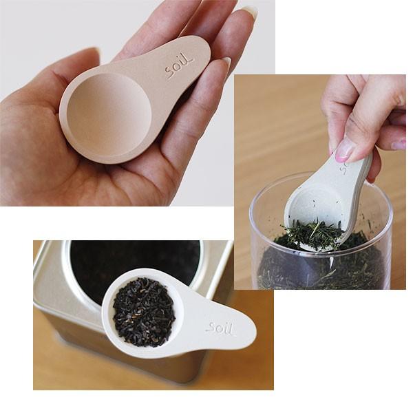 soil 茶さじ（緑茶 紅茶 コーヒー 茶筒 ソイル けいそうど 茶匙 ティーメジャー） | soil(珪藻土) | 08