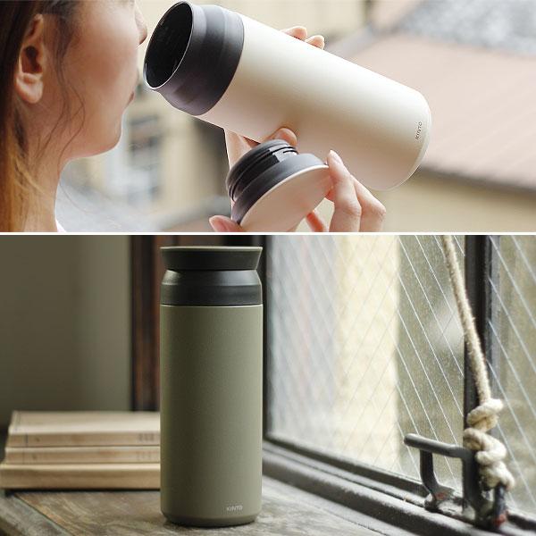 KINTO キントー トラベルタンブラー 500ml（スチール シンプル