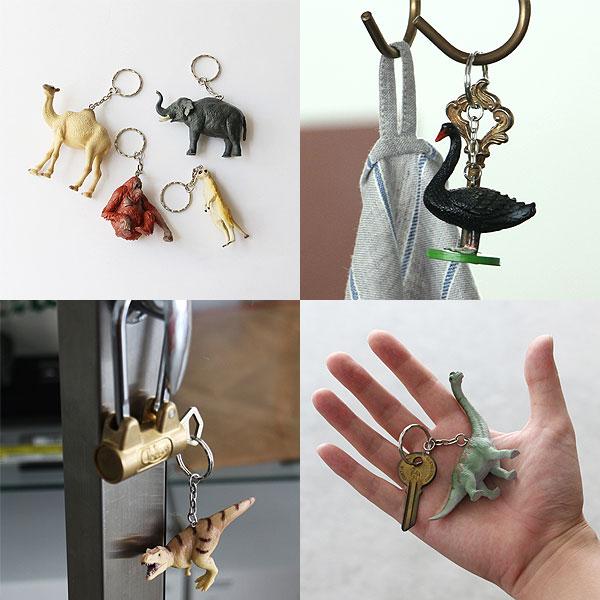 DETAIL（ディテール） Animal Keyring アニマルキーリング（キーリング