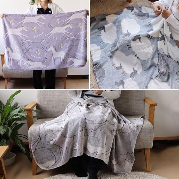 HEMING'S（ヘミングス） PAQUET ファニーブランケットM（フリース 毛布