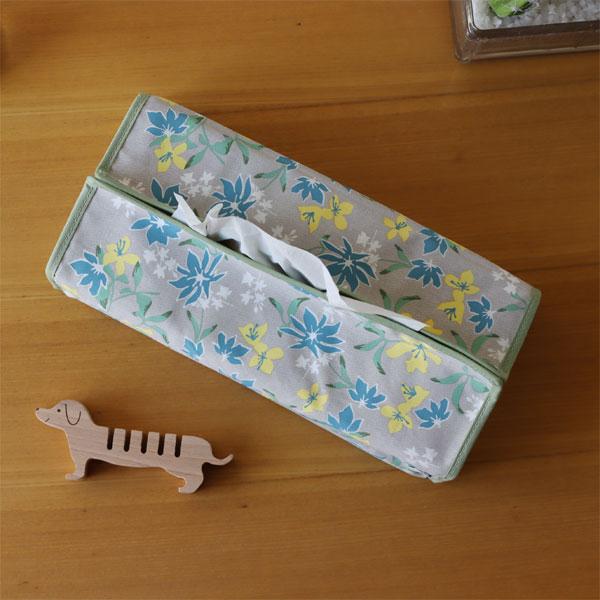 tente（テンテ） ティッシュボックスカバー FLOWER（ティッシュカバー