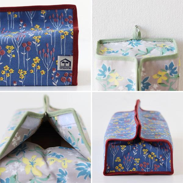 tente（テンテ） ティッシュボックスカバー FLOWER（ティッシュカバー