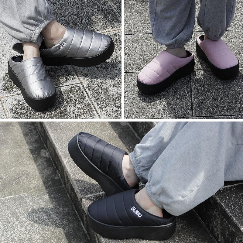 SUBU PLATFORM プラットフォーム F-LINE（厚底 スブ スリッポン 外履き つっかけ  レディース ボア） | SUBU | 06