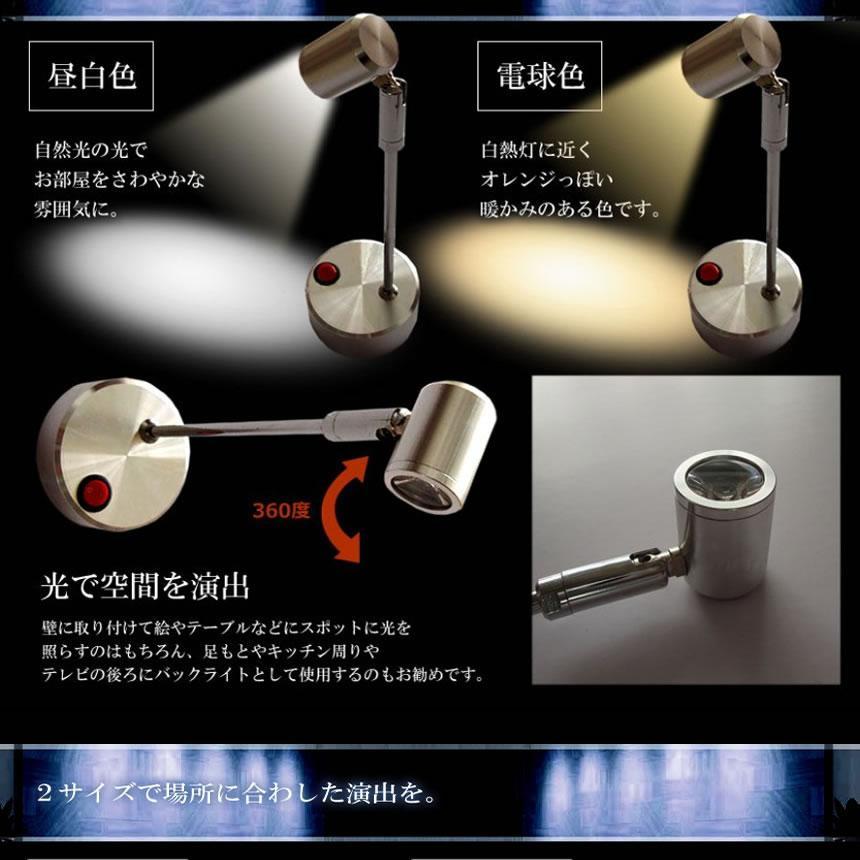 5個セット スポットライト バックライト 照明 ホワイト Aサイズ ハルス 