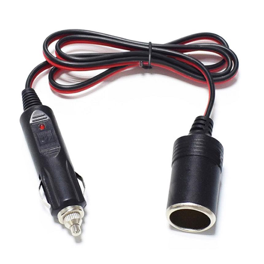 シガーソケット 延長ケーブル シガーケーブル 1m DC電源 12V 24V