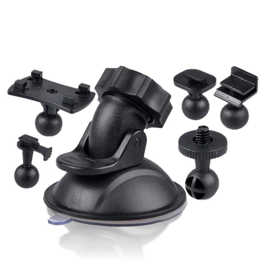 車載ホルダー 吸盤 ドライブレコーダー ホルダー アダプター付き 取付ブラケット GPS 脱着可能 360度回転 車載ホルダー 車載 吸盤 ホルダー スタンド DOSHAMA |  | 05
