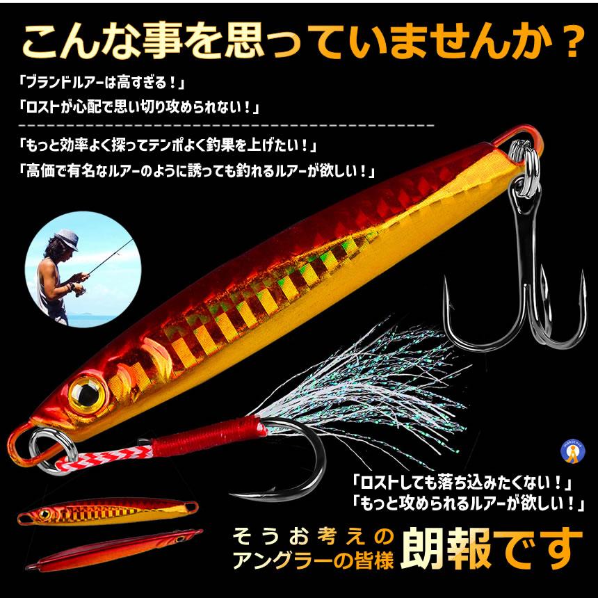 ルアー ジグ 5種類セット リアル ベイト 15g 0.53OZ オフショア