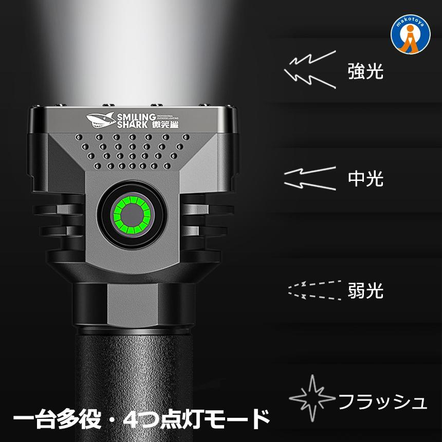 2個セット LEDライト 充電式 小型 ハンディライト 懐中電灯 高輝度 USB