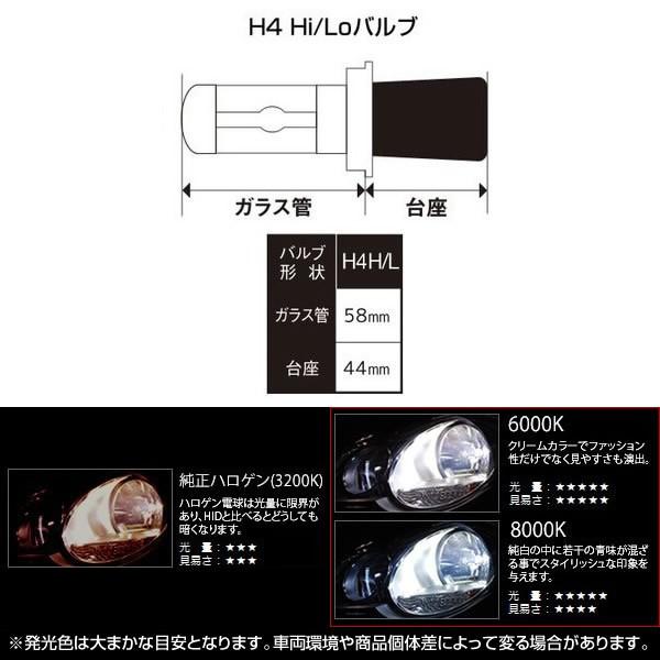 fcl hid エディックス [BE3・4・8] H18.11〜H21.8 ハロゲン2灯用 55W 