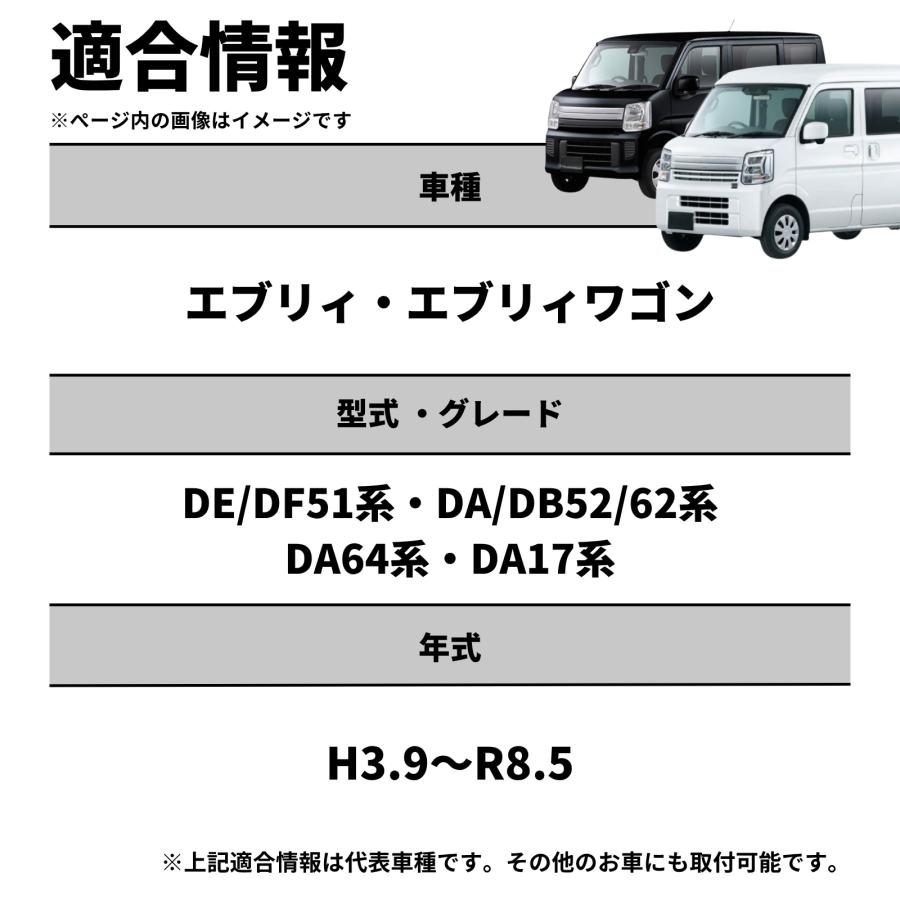 fcl. エブリイ da17v エブリィヘッドライト led h4 車検対応 hi/lo