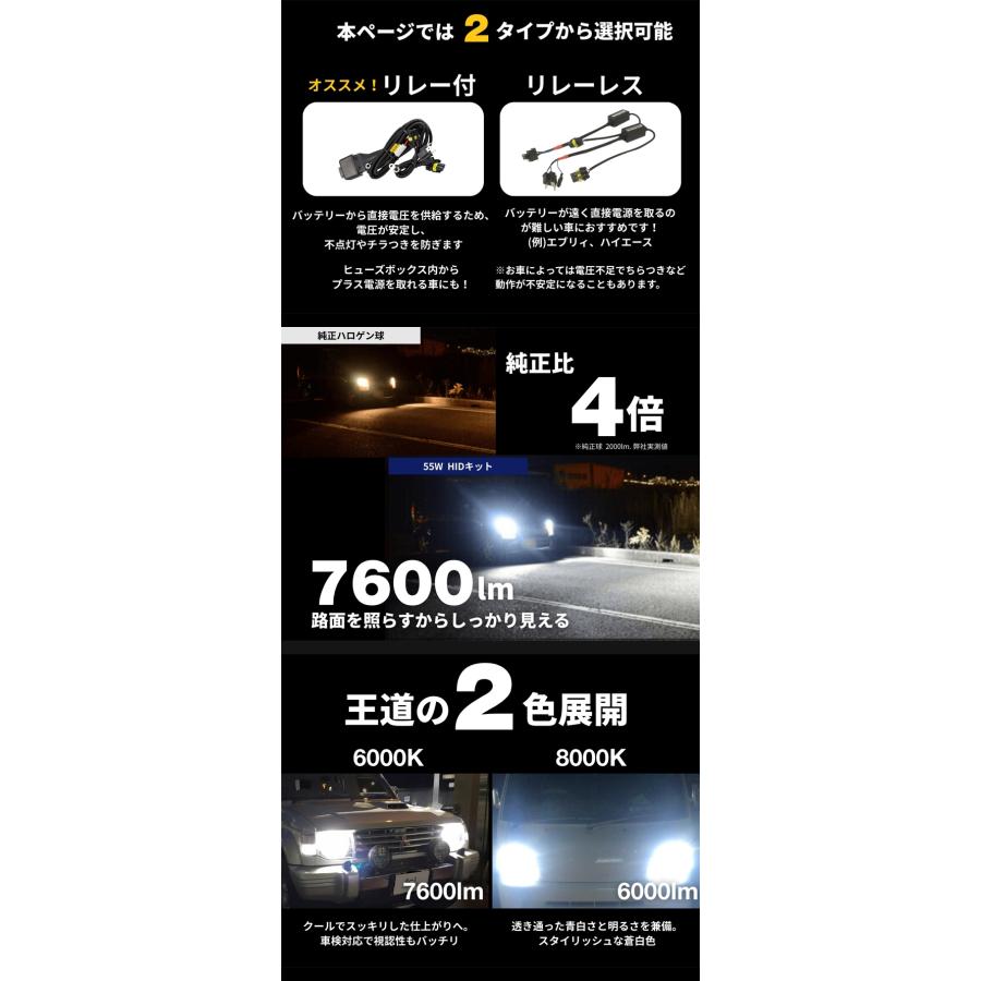 fcl. h4 hid キット 55w HID h4 ハロゲン hid h4 hi lo ヘッドライト