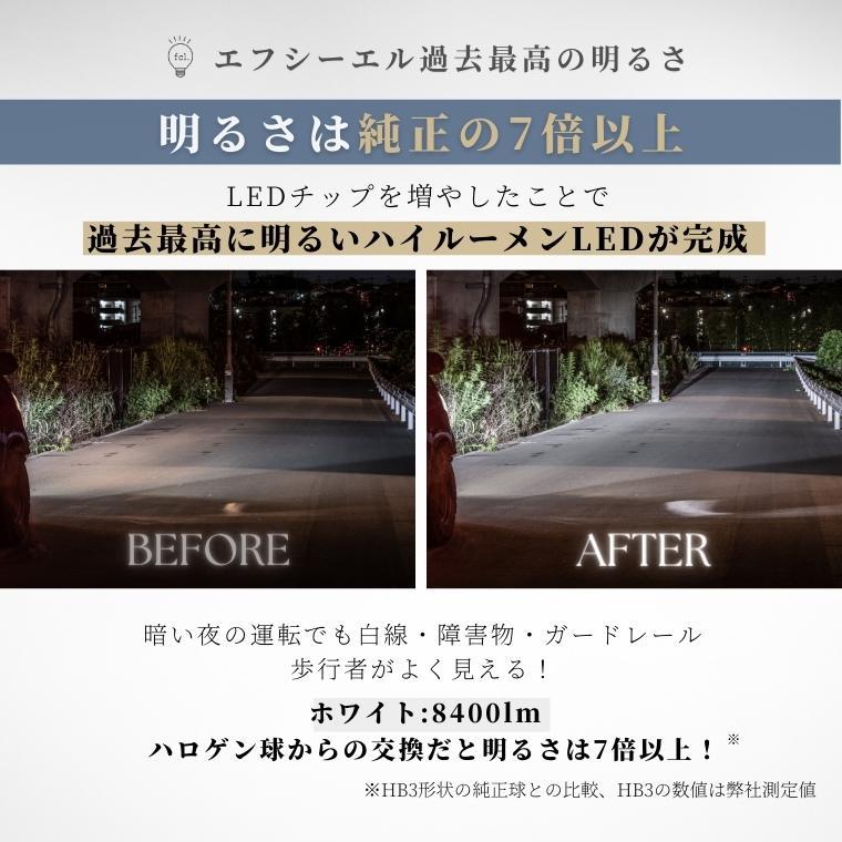 fcl. ハイエース200系 led ヘッドライト バルブ hb3 8型 7型 6型〜1型