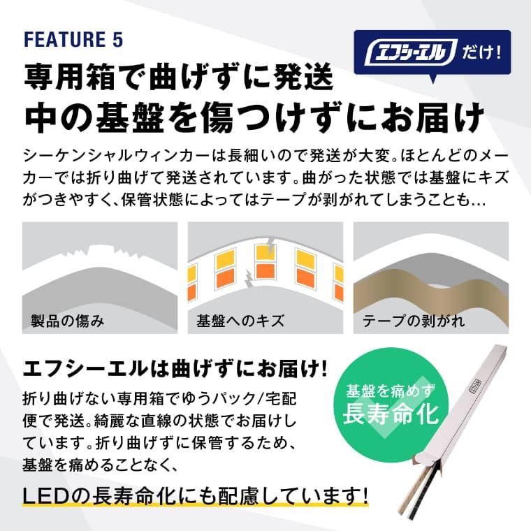 fcl. led テープライト シーケンシャル ウインカー 流れるウインカー 2