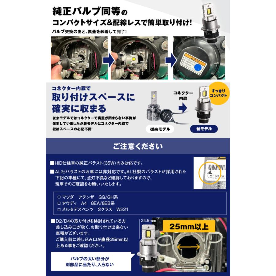 fcl. d2s d4s d2r d4r d1s d3s led ヘッドライト ポン付け 純正hid led