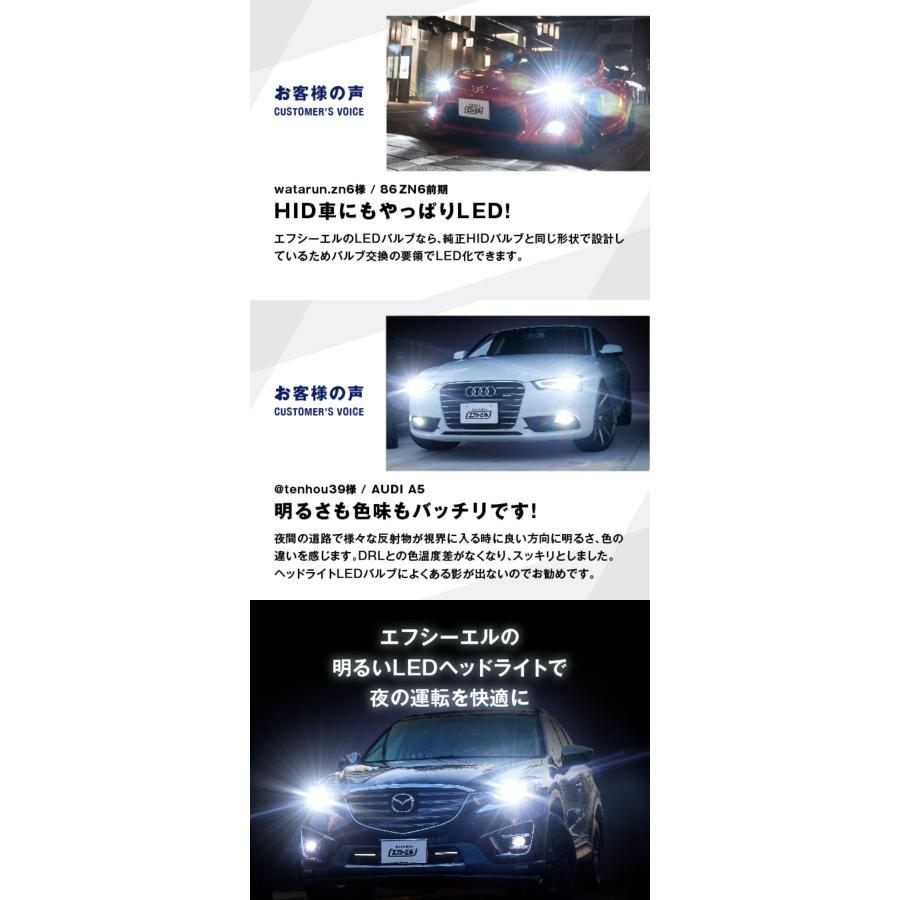 fcl. d2s d4s d2r d4r d1s d3s led ヘッドライト ポン付け 純正hid led