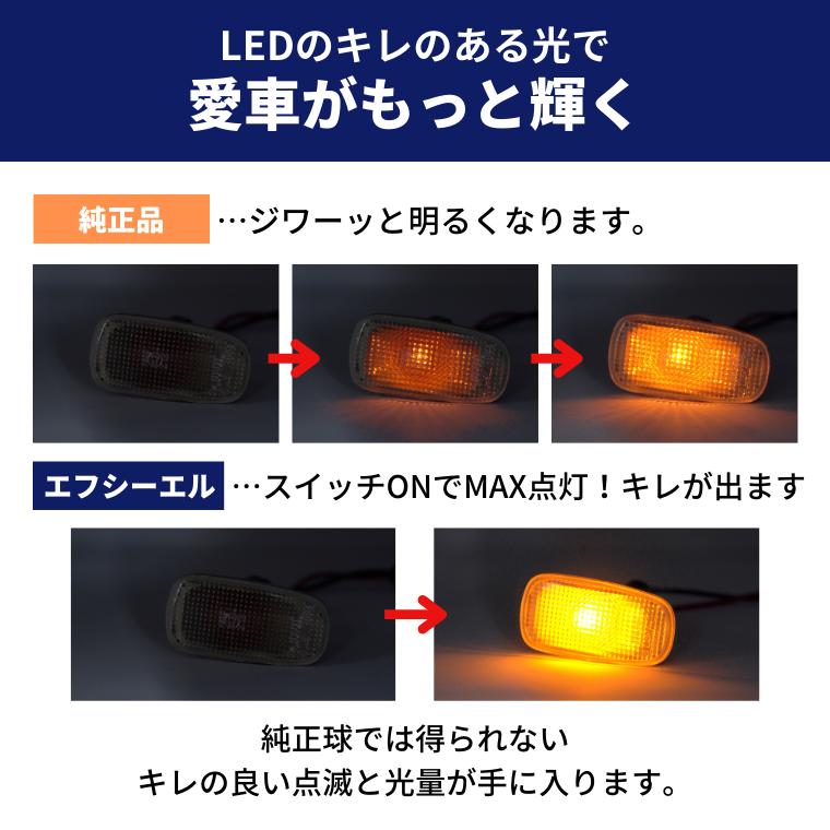 t10 バルブ led アンバー サイドウインカー サイドウィンカー 車検対応 | fcl. | 03