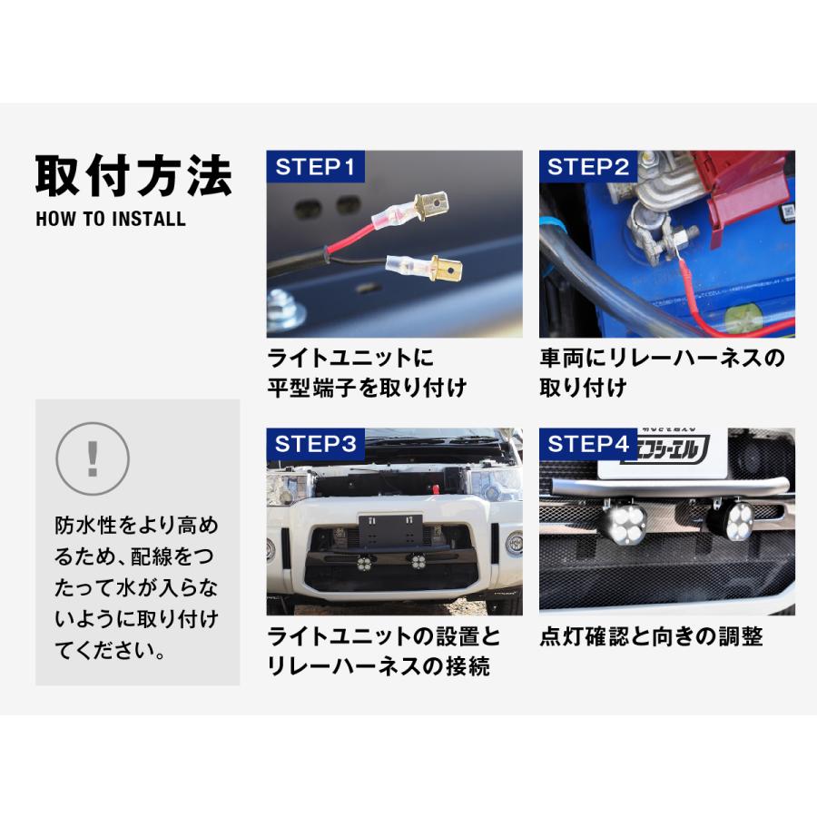 fcl. 補修用 led ワークライト 単品 作業灯 投光器 サーチライト led