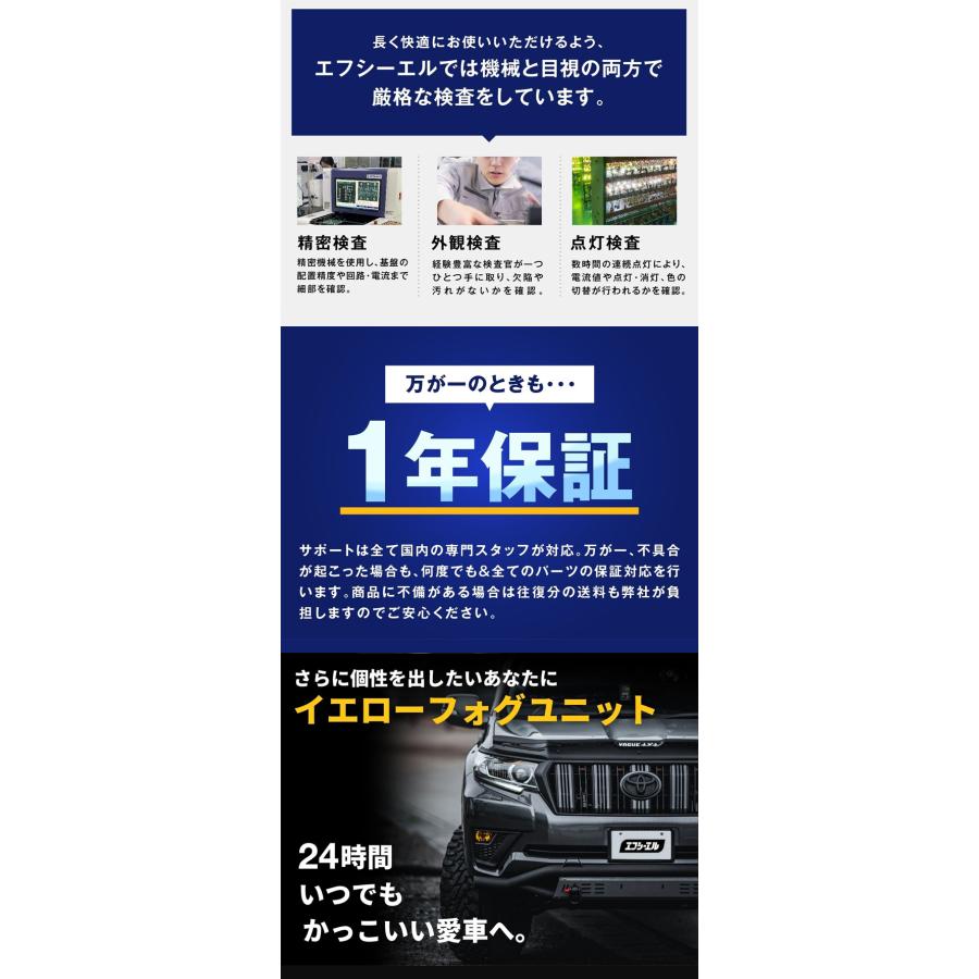 フォグランプ ユニット レンズ 後付け 純正led 交換 イエローレンズ 汎用 補修用 トヨタ 日産 スズキ 三菱 ダイハツ ホンダ | fcl. | 13