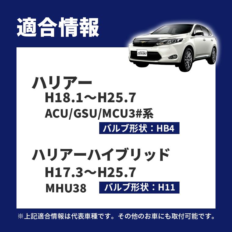fcl. ハリアー 30系 30ハリアー フォグランプ led 3色切り替え