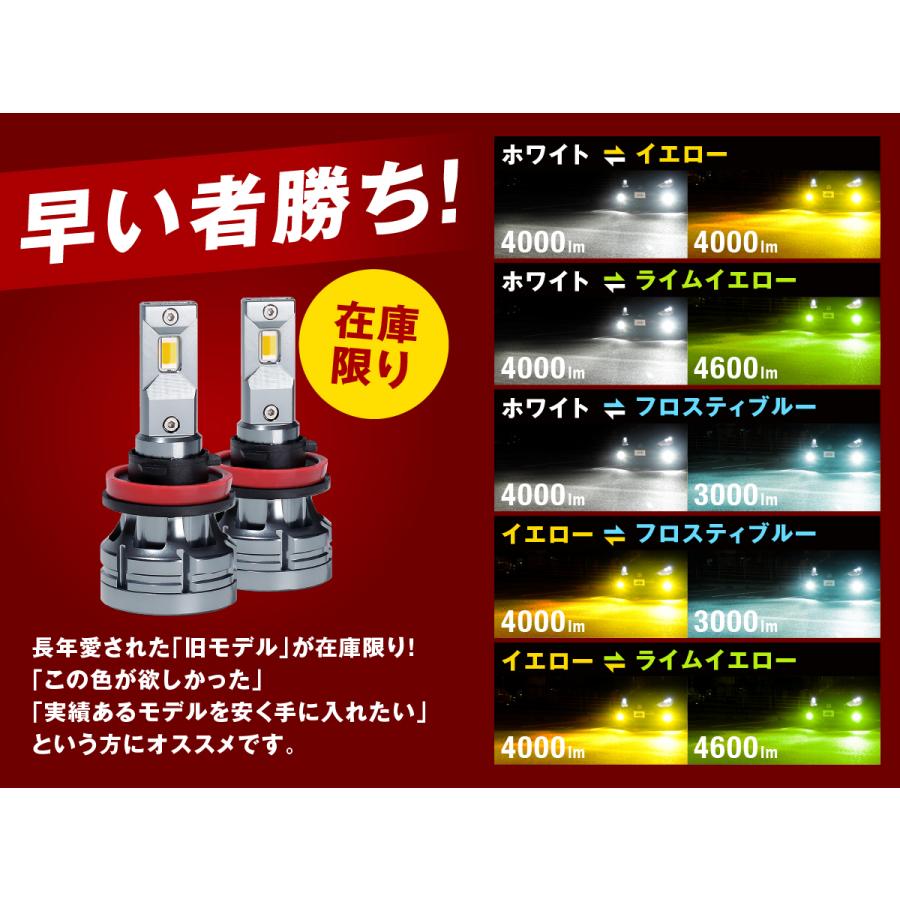 fcl. 200系 ハイエース led フォグランプ 2色切り替え 3色切り替え 4型