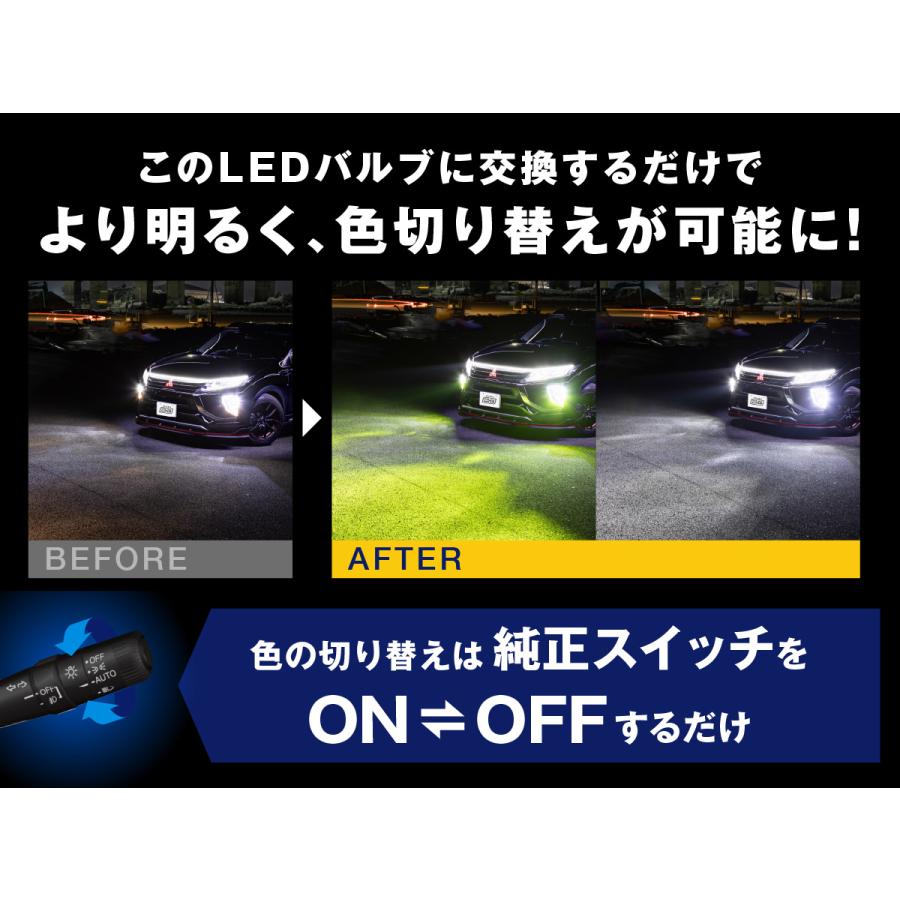 fcl. 200系 ハイエース led フォグランプ 2色切り替え 3色切り替え 4型