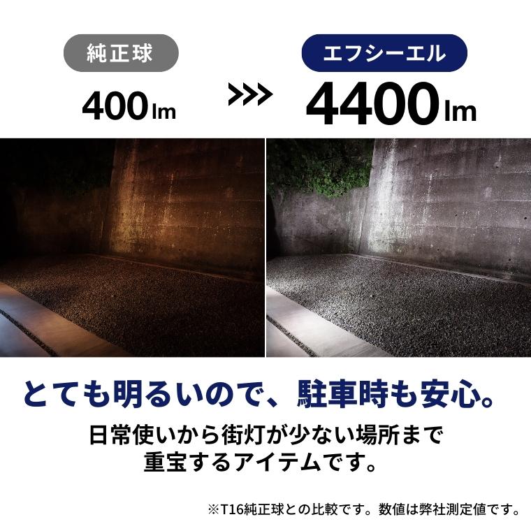 t16 led バックランプ 小型 汎用 ホワイト ノア ヴォクシー アルファード デリカミニ ジムニー カローラクロス n-box 車検対応 | fcl. | 03