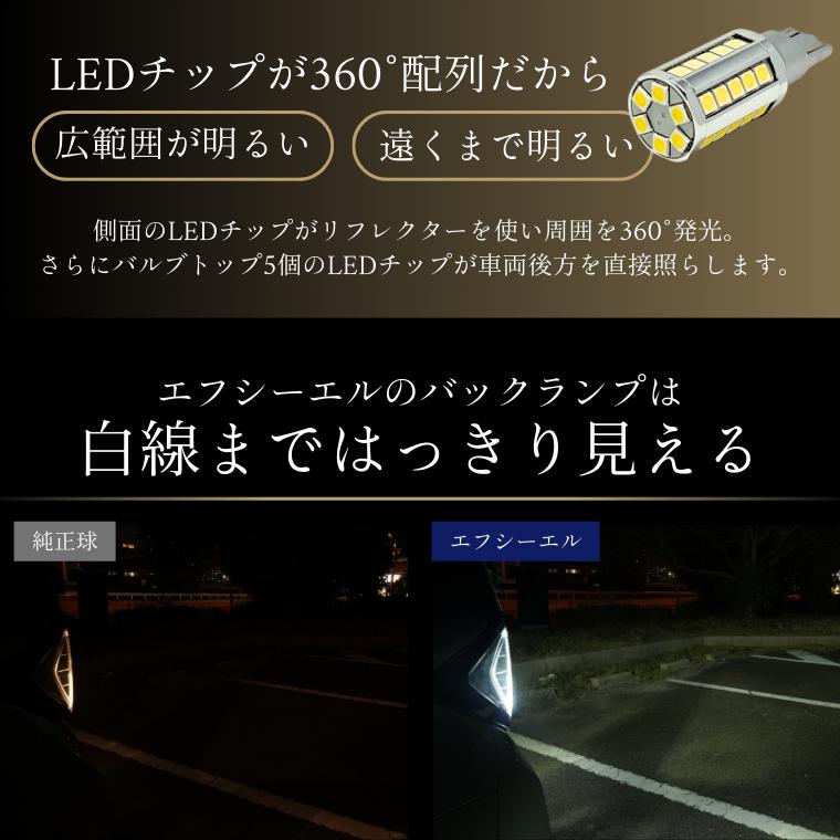 t16 led バックランプ 汎用 ホワイト ハイエース200系 ヴォクシー 80系 RAV4 カローラ デリカミニ ワゴンr 車検対応 小型 | fcl. | 07