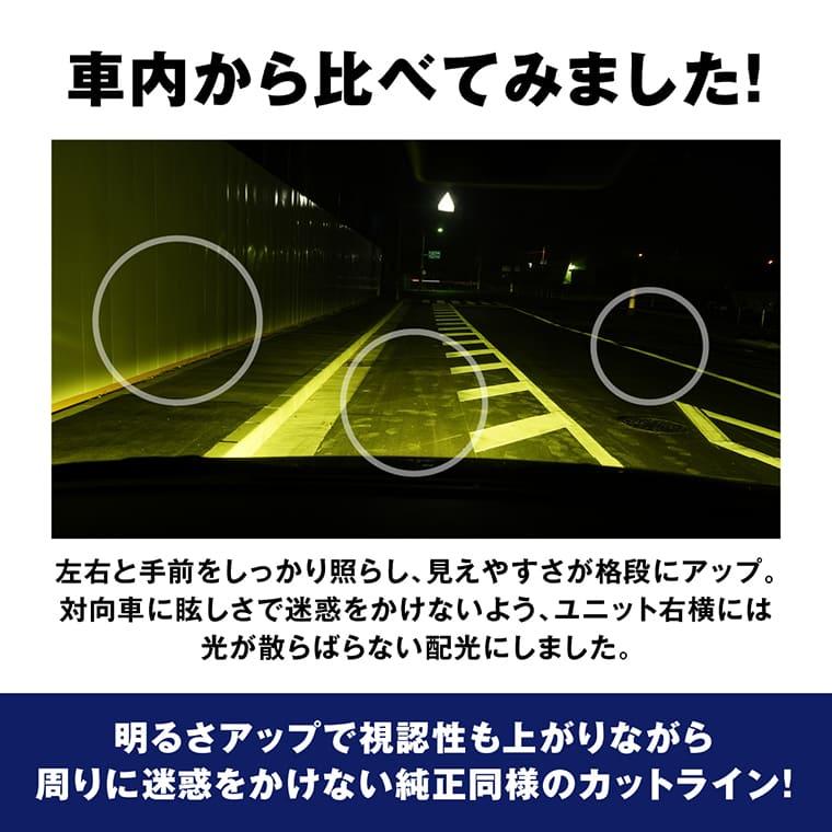 アウトランダーphev Gn0w 新型アウトランダーphev 2色切り替え led フォグランプ ホワイト イエロー 黄色 後付け 純正LED レンズユニット 交換 フォグレンズ | fcl. | 10