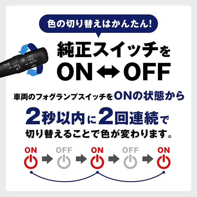 c28 セレナ e-power 新型セレナ 2色切り替え led フォグランプ ホワイト イエロー 黄色 後付け 純正LED レンズユニット 交換 フォグレンズ フォグ パーツ | fcl. | 13