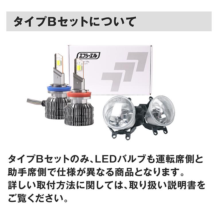 fcl. エフシーエル フォグランプ 後付け LED レンズユニット 2色切替え イエロー フォグランプレンズユニット 2色切り替えledバルブ
