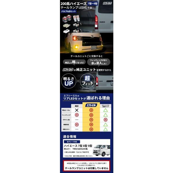 fcl. ハイエース200系 9型 新型 8型 7型 led フォグランプ 2色切り替え