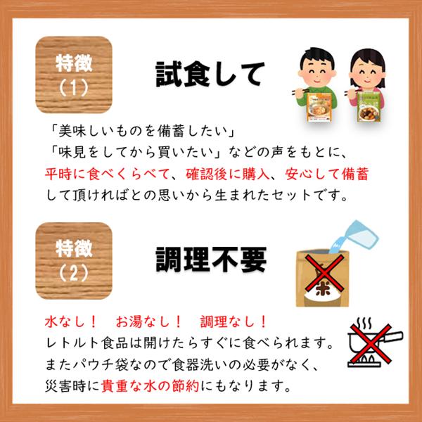 非常食セット　保存食　7年　お試し　ご試食セット　レトルト　ごはん　パン　おかず　クッキー　お菓子