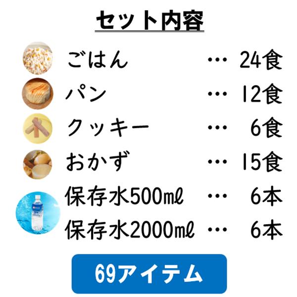 非常食セット　保存食　7年　10年　3人　4日　4人　3日　ファミリー充実セット　ごはん　米　パン　クッキー　おかず　水　家族　_3