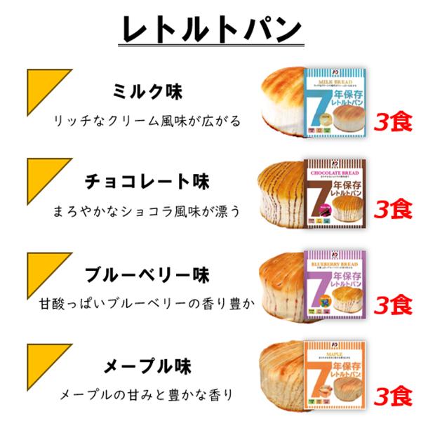 非常食セット　保存食　7年　10年　3人　4日　4人　3日　ファミリー充実セット　ごはん　米　パン　クッキー　おかず　水　家族　_5