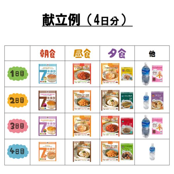 非常食セット　保存食　7年　10年　3人　4日　4人　3日　ファミリー充実セット　ごはん　米　パン　クッキー　おかず　水　家族　_8