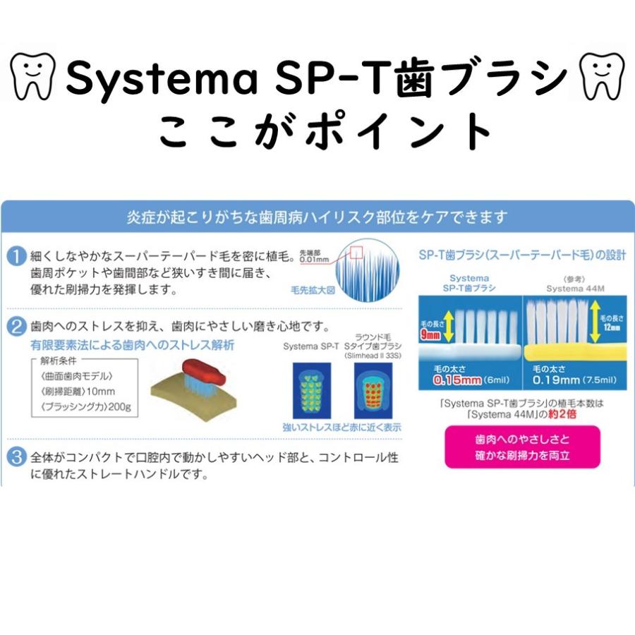 LION（ライオン） LION DENT. systema SP-T 歯ブラシ 1本 デント