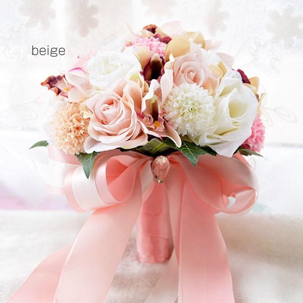 ウエディングブーケ ブートニア 結婚式 ラウンド型ブーケ 造花 ウェディング用 アレンジメント 花嫁 披露宴 森ガール バラ ボタン Bq Ko02 ファクトリーダイレクト ラボ 通販 Yahoo ショッピング