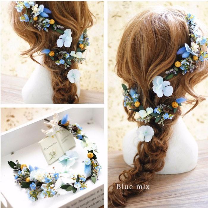 ヘッドドレス 髪留め 髪飾り 花嫁 コサージュ 二次会 ヘアアレンジ
