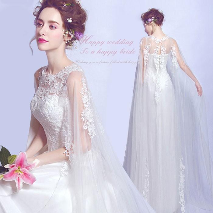 ウェディングドレス チュールレースが豪華 ボリューム抑え目 ロングトレーンドレス 海外ウエディング 発表会 Xs Xxxl 大きい 小さいサイズ 結婚式 二次会 Wd A Ten 002 ファクトリーダイレクト ラボ 通販 Yahoo ショッピング