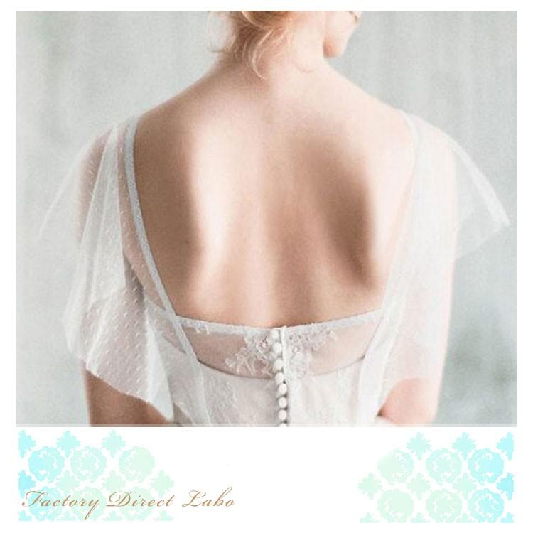 ウェディングドレス 背中リボン カジュアル シンプル スレンダーライン 海外ウエディング 結婚式 パーティー ロング 二次会 Wd A U 036 ファクトリーダイレクト ラボ 通販 Yahoo ショッピング