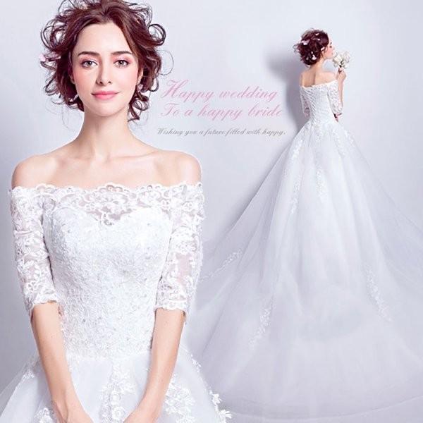 全部半額 ウェディングドレス プリンセスライン オフショルダー ロングテール 結婚式 パーティー ロング 二次会 海外ウエディング 発表会 Xs Xxxl 大きい 小さいサイズ オンラインストアクリアランス Www Superavila Com