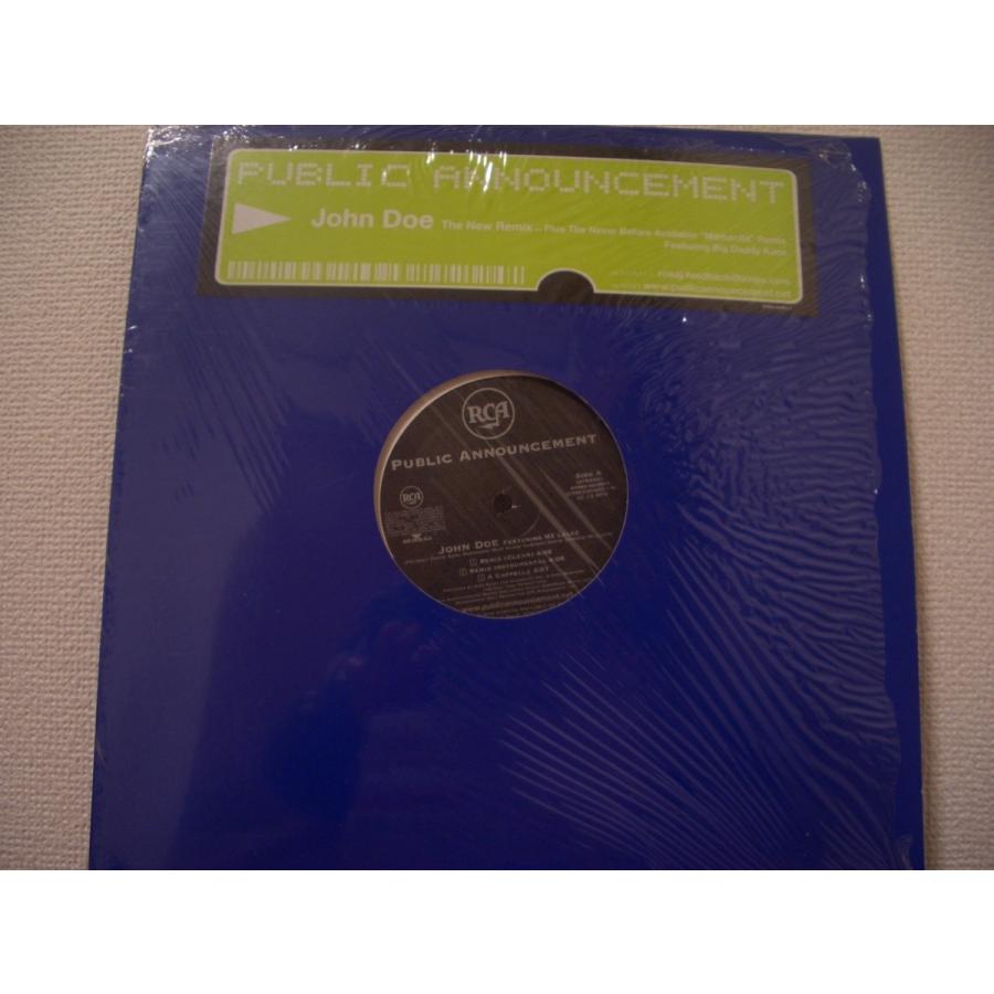 12inchレコード PUBLIC ANNOUNCEMENT / JOHN DOE feat. MZ LELEE 171224505